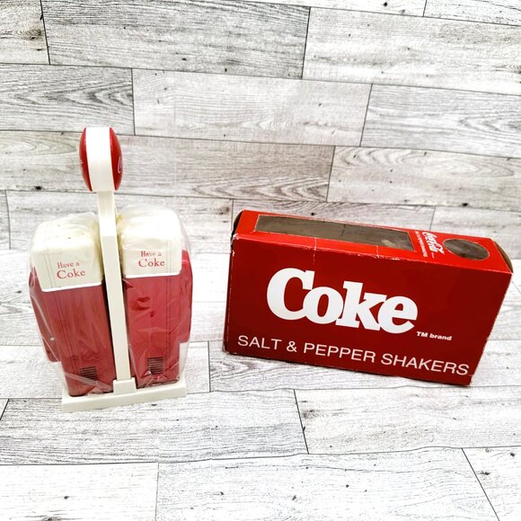 Brand New in Box Coca-Cola Salt and Pepper Shakers - Picture 2 of 5